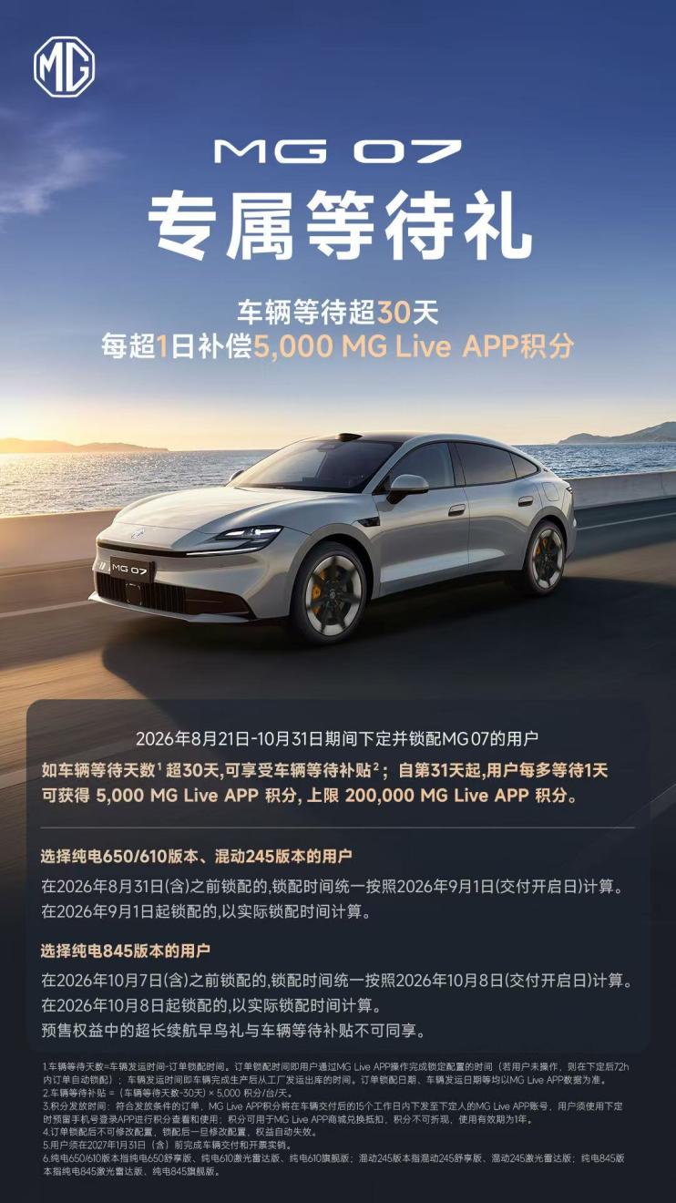 C:/Users/ma/Desktop/0921-MG总经理工作汇报/MG07推出专属等待礼.jpgMG07推出专属等待礼